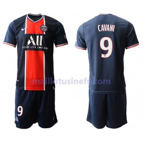 Maillot de Foot Paris Saint-Germain Edinson Cavani 9 Domicile 2020-21 - Enfant